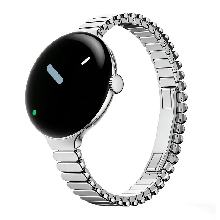 Bracelet de montre à maillons ovales pour Google Pixel Watch 4/3/2/1 41 mm