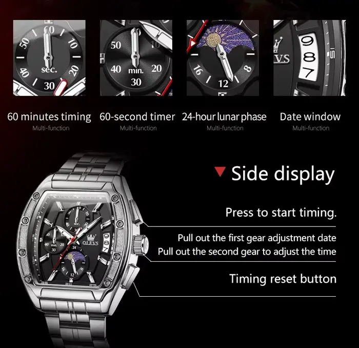 Montre à quartz pour homme OLEVS 3661