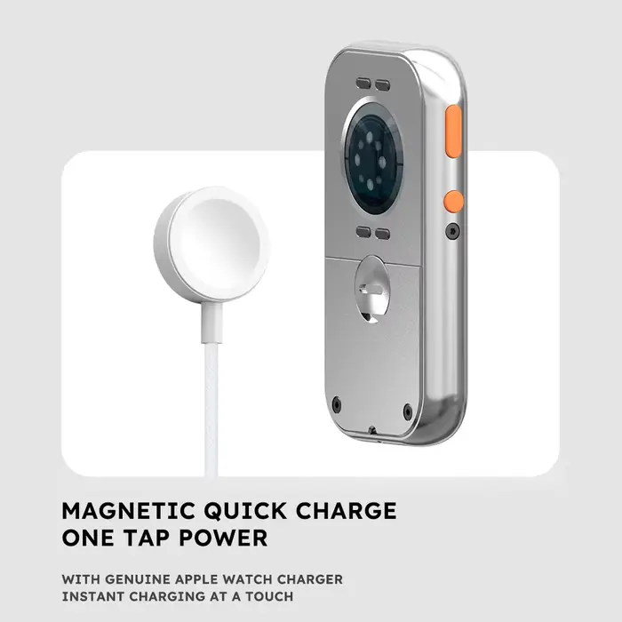 Étui de protection en alliage d'aluminium CNC de style rétro RePod pour Apple Watch Series 6 7 8 9 10