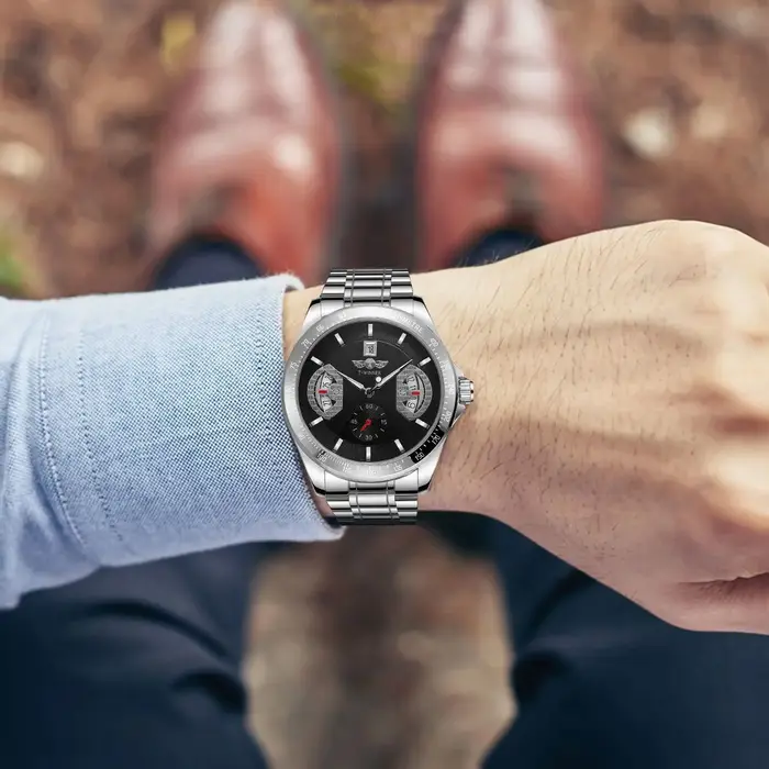 Nouvelle montre mécanique automatique pour homme