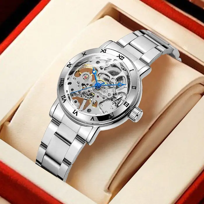 WINNER – montre mécanique squelette pour femmes