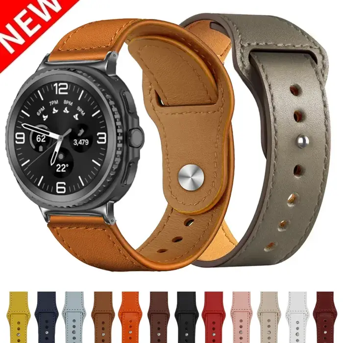 Bracelet en cuir pour Samsung Galaxy Watch 8 Classic/40 44mm
