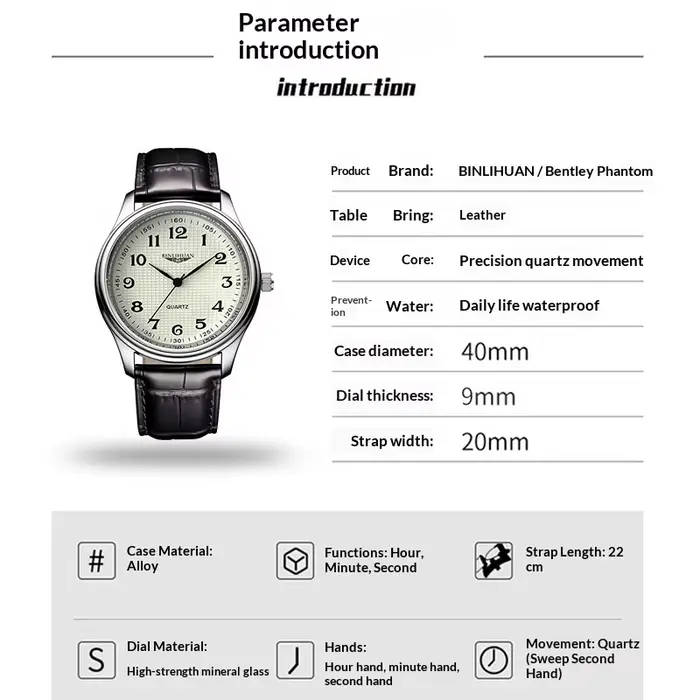 Montre-bracelet homme 2026 de luxe