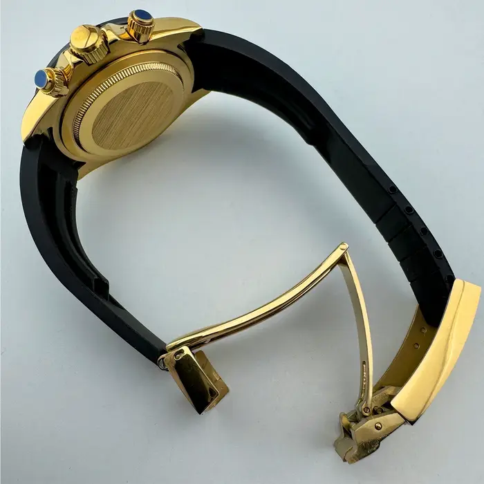 Corgeut luxe hommes 39mm montre à Quartz chronographe saphir à la mode à la mode sport bracelet en acier montre-bracelet logo personnalisé