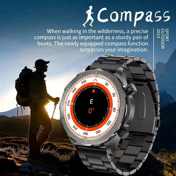 Nouvelle montre connectée GPS pour hommes