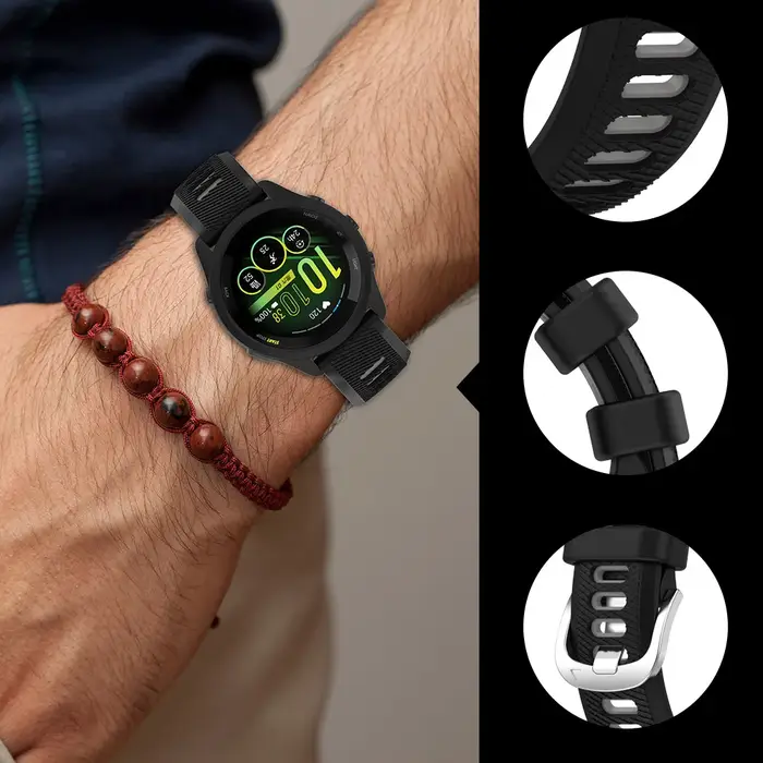Housse de protection + sangle pour Garmin Forerunner 165