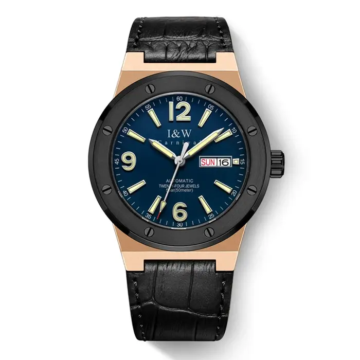 IW Nouvelle Montre Homme Tendance à Mouvement Automatique MIYOTA, Lumineuse, Marque de Luxe, Montre