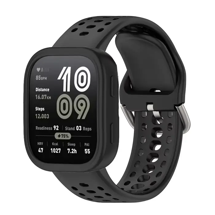 Bracelet en Silicone d'origine pour Amazfit Bip 6 accessoires de sangle sport respirant