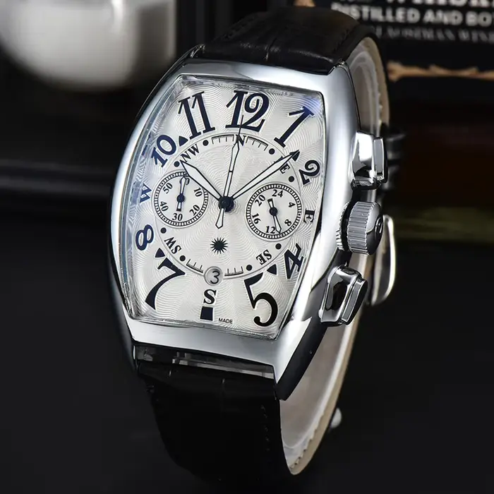 Nouvelle Collection 2026 : Montres Genève Originales pour Hommes – Chronographe Multifonction Tendan