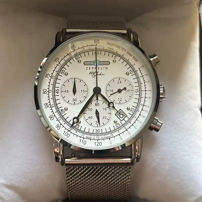 Nouvelle montre Zeppelin pour homme, tendance, trois aiguilles, chronographe multifonctionnel, montre à quartz pour affaires et loisirs