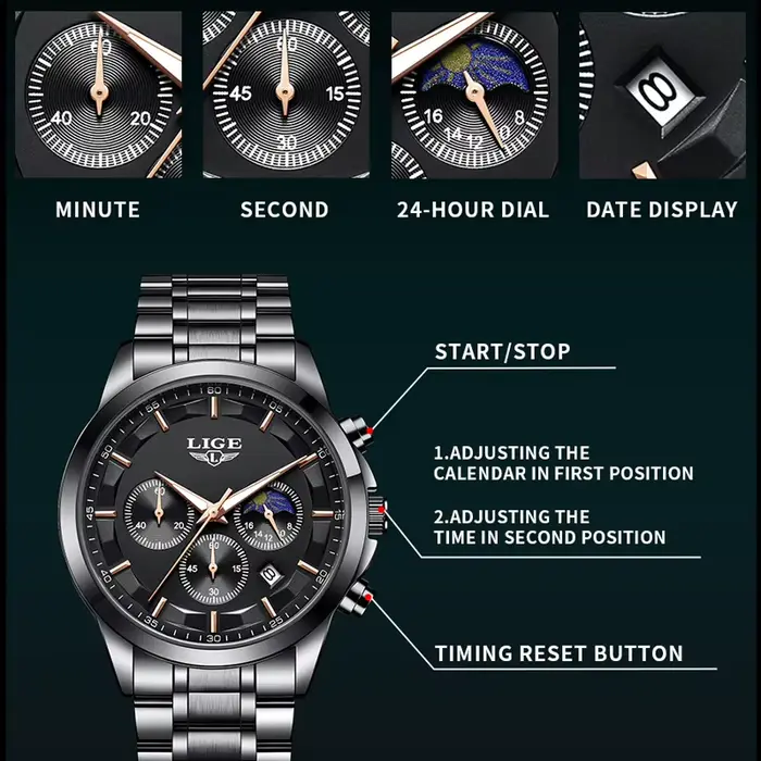 Montres LIGE pour hommes
