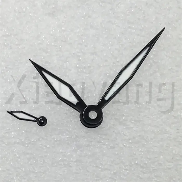 Aiguilles de montre vert lumineux noir or Rose or bleu main adaptée ETA 6497 6498 ST3600 3620 mouvement