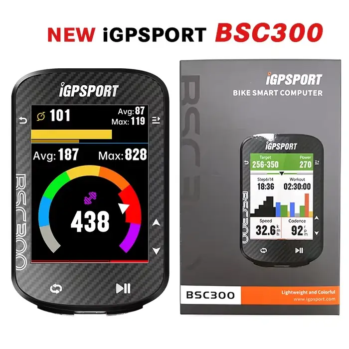 Ordinateur GPS VTT iGPSPORT BSC300 - Navigation cartographique couleur