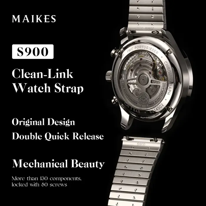 MAIKES – Bracelet de montre en acier inoxydable 316L, accessoires à dégagement rapide pour Blancpain Jaeger-LeCoultre NOMOS Tudor