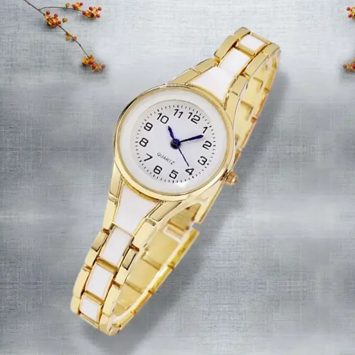 Montre-bracelet numérique en céramique pour femme