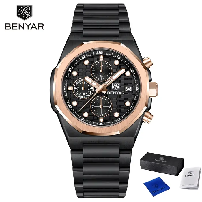 BENYAR – montre-bracelet à Quartz pour hommes