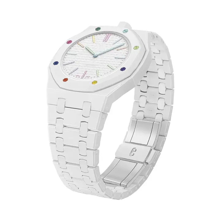 Bracelet en céramique pour Swatch X AP Royal Pop