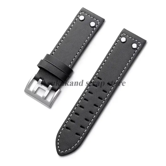 Bracelets de montre en cuir de mode de haute qualité 20mm 22mm pour bracelet de montre de terrain d'