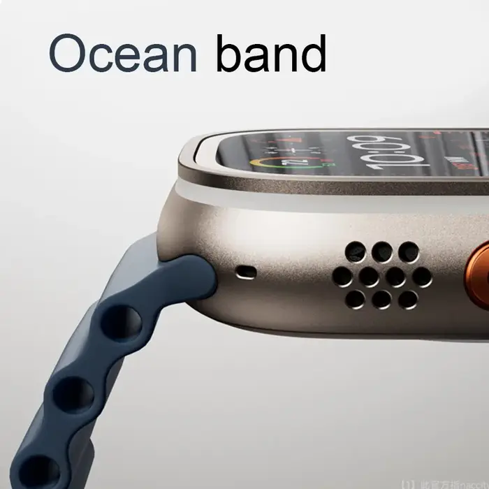 Bracelet d'origine 1:1 pour Apple Watch Ultra 3 2 Ocean Band 49mm 46mm 44mm 45mm 42mm Correa
