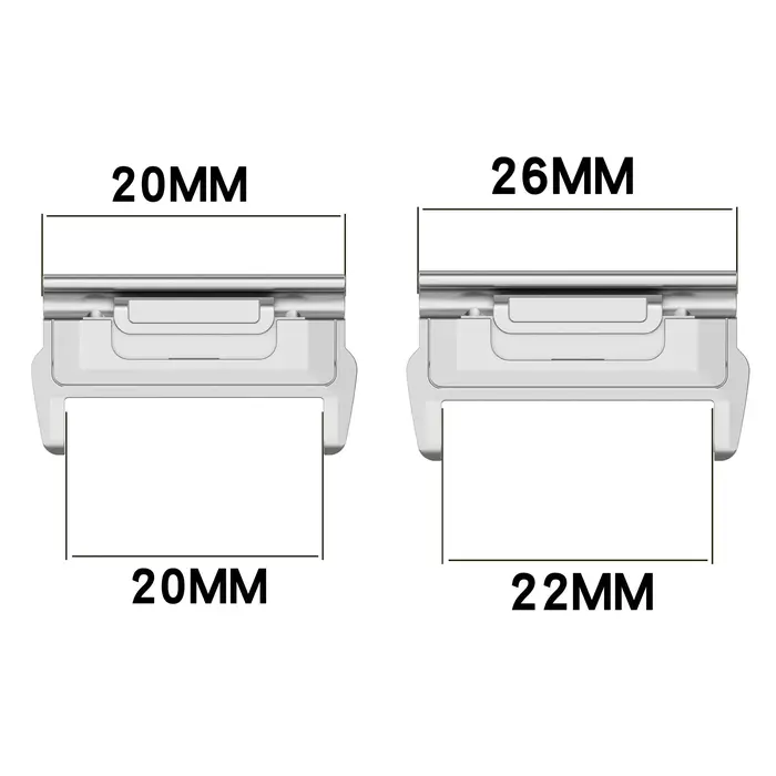 1 paire de connecteurs de montre Quickfit 22mm 26mm pour Garmin Tactix 8 9 Fenix 8X 7 7X 6X 5X 6 5 adaptateur en acier