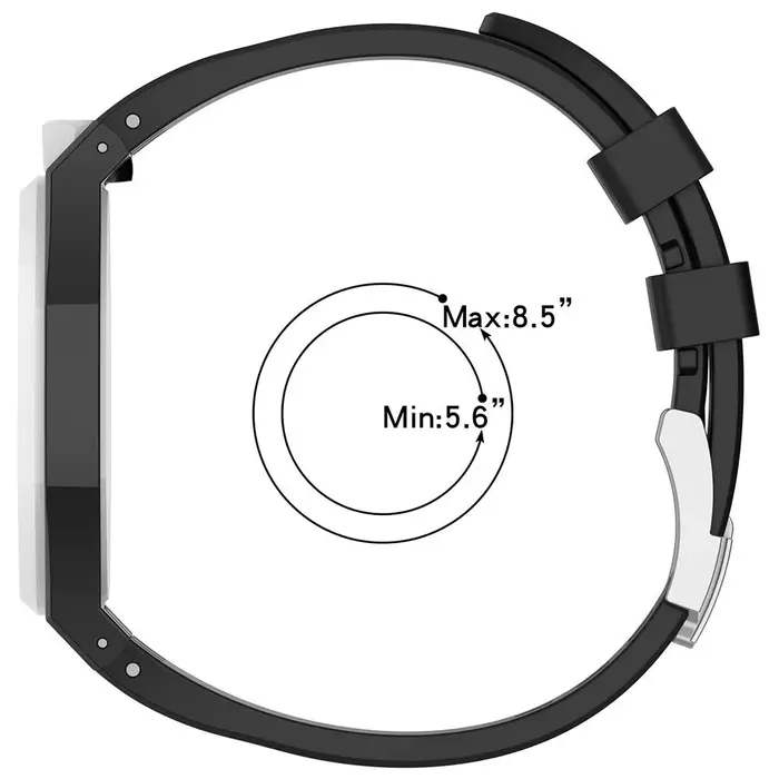 Bracelet de montre en silicone intégré pour Swatch Royal P