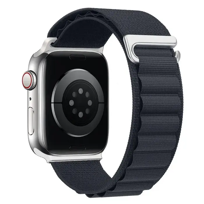 Bracelet en Nylon à boucle alpine pour Apple Watch 41 42 44 45 49mm 46mm hommes femmes