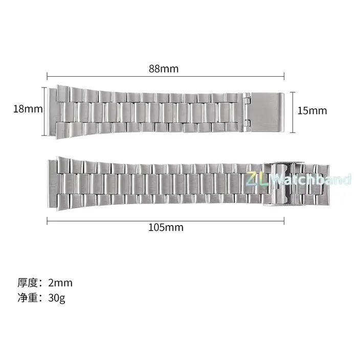 Bracelet de montre pour Casio F-91W F105 F108 A158W A168 AE1200 AE1300