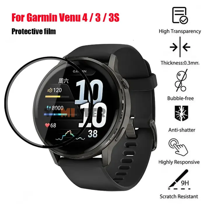Film de protection pour montre intelligente Garmin Venu 4 3 3S, protecteur d'écran pour Garmin Venu 