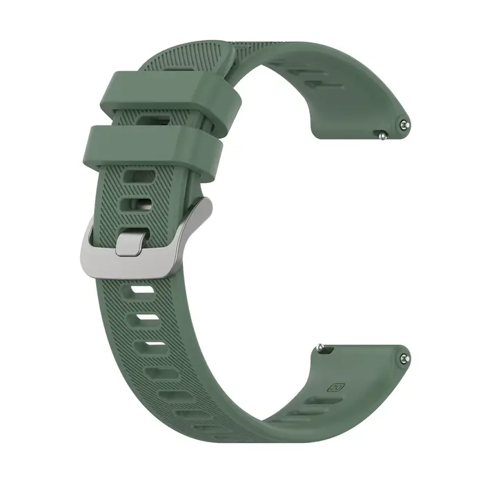 Bracelet de montre en silicone avec bouton officiel, bracelet de sport, Garmin 245, Forerunner 245M, 645, Vivoactive 3, Venu, Venu SQ