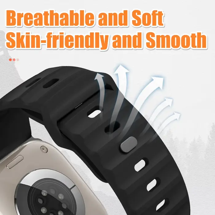 Bracelet de Sport en Silicone pour Apple watch ultra 2