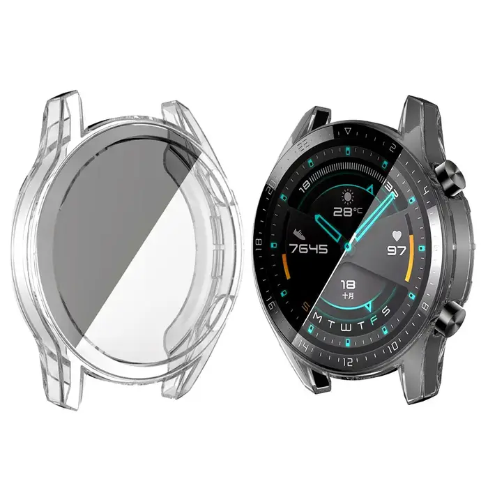 Étui de protection d'écran pour Huawei Watch GT GT2, accessoires de 46mm, housse de protection d'écr