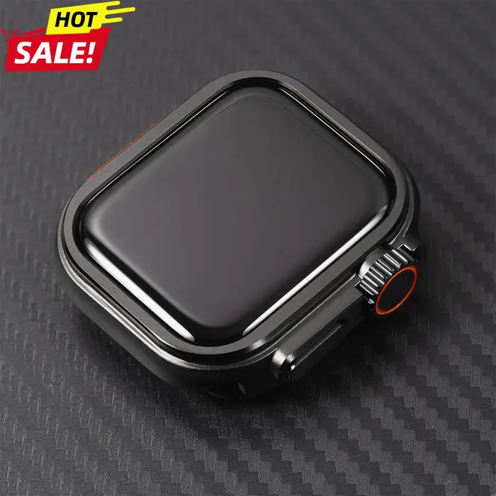 Étui de protection en alliage métallique pour Apple Watch 11 10 46 mm