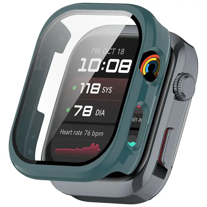 Étui rigide en PC avec protection d'écran en verre intégrée pour Huawei Watch D2 anti-rayures