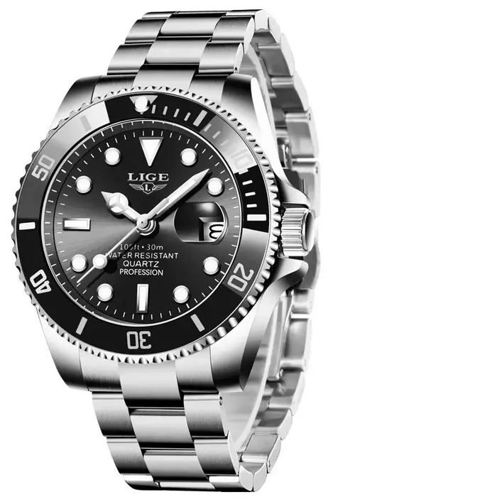 Montres LIGE 2026 pour Hommes – Montre de Plongée Tendance Étanche avec Date