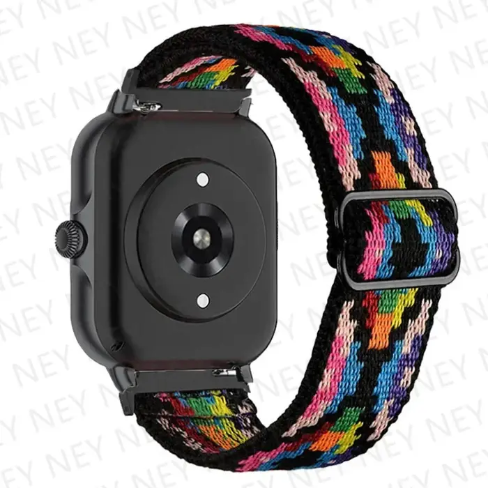 Sangle élastique brillante 20mm/22mm pour Amazfit gts 4-3-2-2e-mini/GTR 4/3 Pro bande