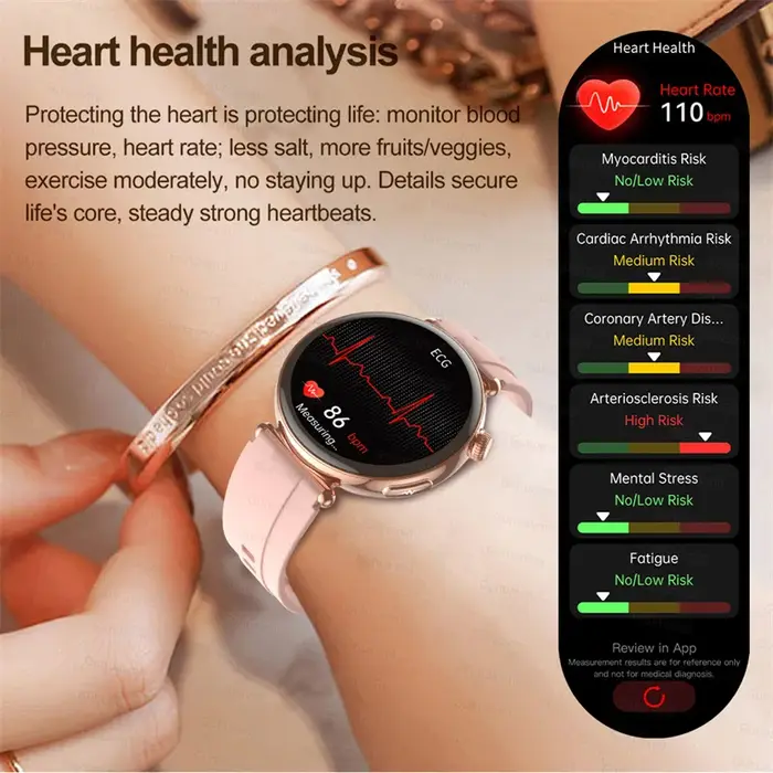 Montres connectées ECG pour femmes