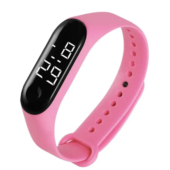 Montres avec LED capteur tactile électronique étanche pour les sports électroniques hommes femmes mode étudiant amoureux natation cadeau avec boîte PP