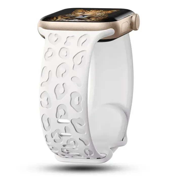Bracelet léopard gravé pour bracelet de montre Apple ultra 2 49mm 45mm 44mm 38-42-46mm41-40mm bracel