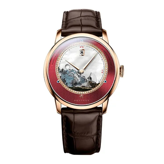 PONIGER P723 41MM montre mécanique automatique pour hommes, mouvement MIYOTA 8219, cadran peint, cri