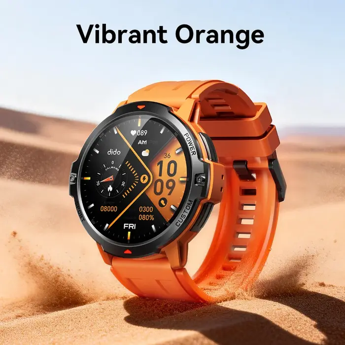 Montre connectée Dido AI Fit Pro avec GPS intégré