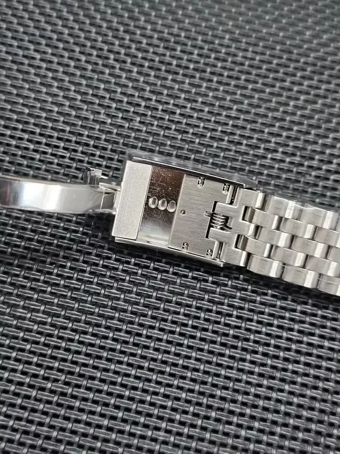 Bracelet de montre jubilé en acier inoxydable massif