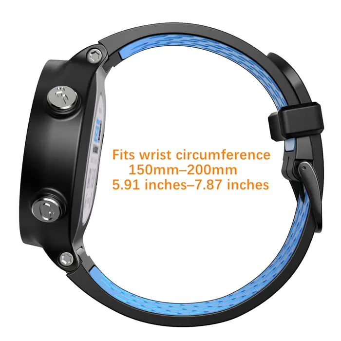 Bracelet de montre de sport souple bicolore pour Garmin Forerunner 735XT 235 230 630 620, bracelet de remplacement respirant pour la course à pied