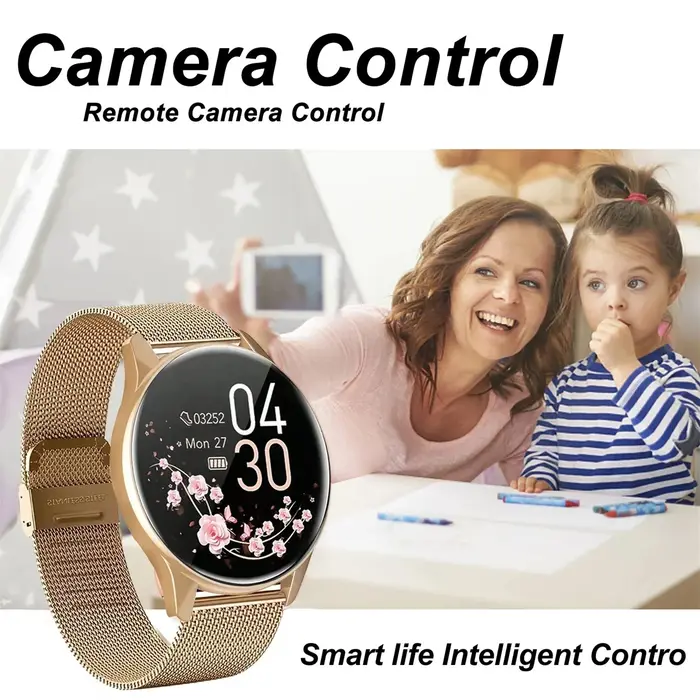 2025 nouvelles femmes SmartWatch Bluetooth appel dame montres Sport étanche fréquence cardiaque sommeil montre