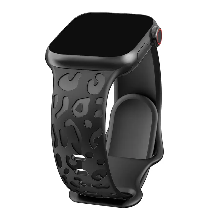 Bracelet en silicone gravé pour Apple Watch, 46mm 45mm 44mm 41mm 40mm 38mm, iWatch Series 10 9 8 7 6