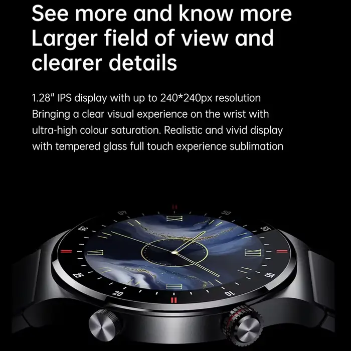 Montre connectée sportive GPS pour hommes