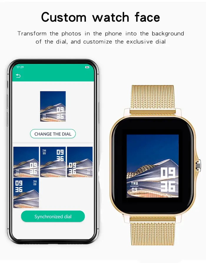 Montre intelligente pour téléphone Android