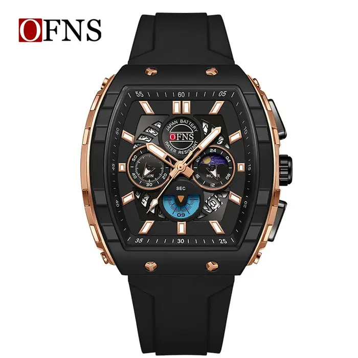 Montres chronographes multifonctions pour hommes