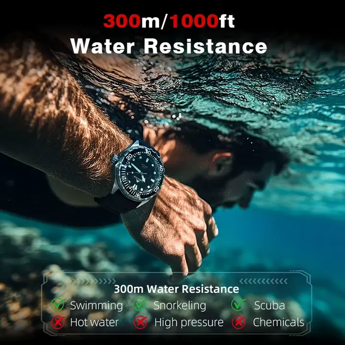 NORTH EDGE nouvelle montre de plongée à énergie solaire TRITON hommes montres à Quartz de luxe