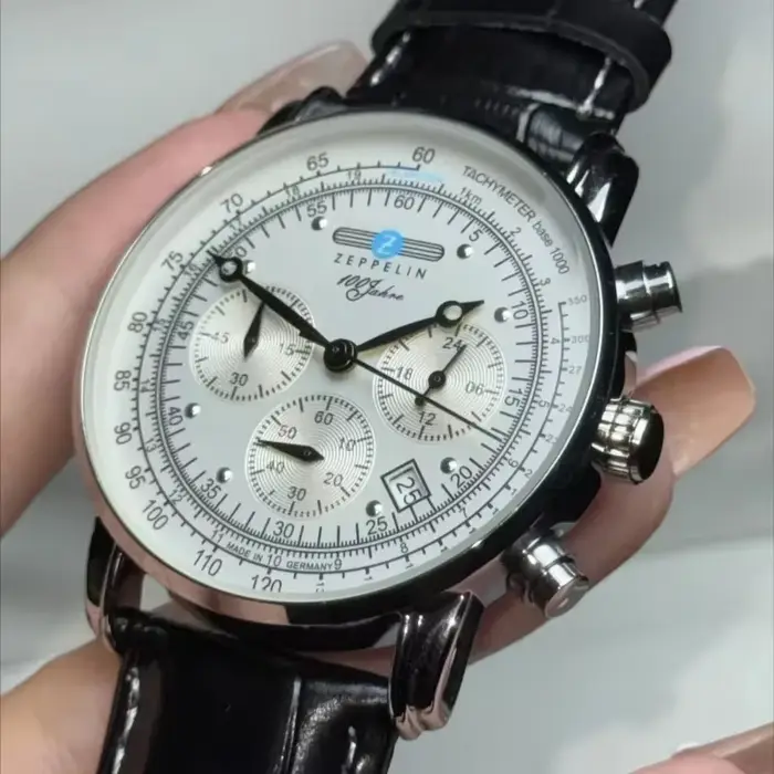 Nouvelle montre Zeppelin pour homme, tendance, trois aiguilles, chronographe multifonctionnel, montre à quartz pour affaires et loisirs