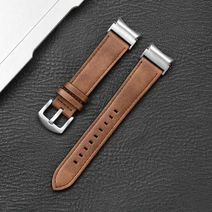 Bracelet en cuir sans écart pour Samsung Galaxy Watch 7 6 5 4 40mm 44mm 6 classique 43mm 47mm Bracel